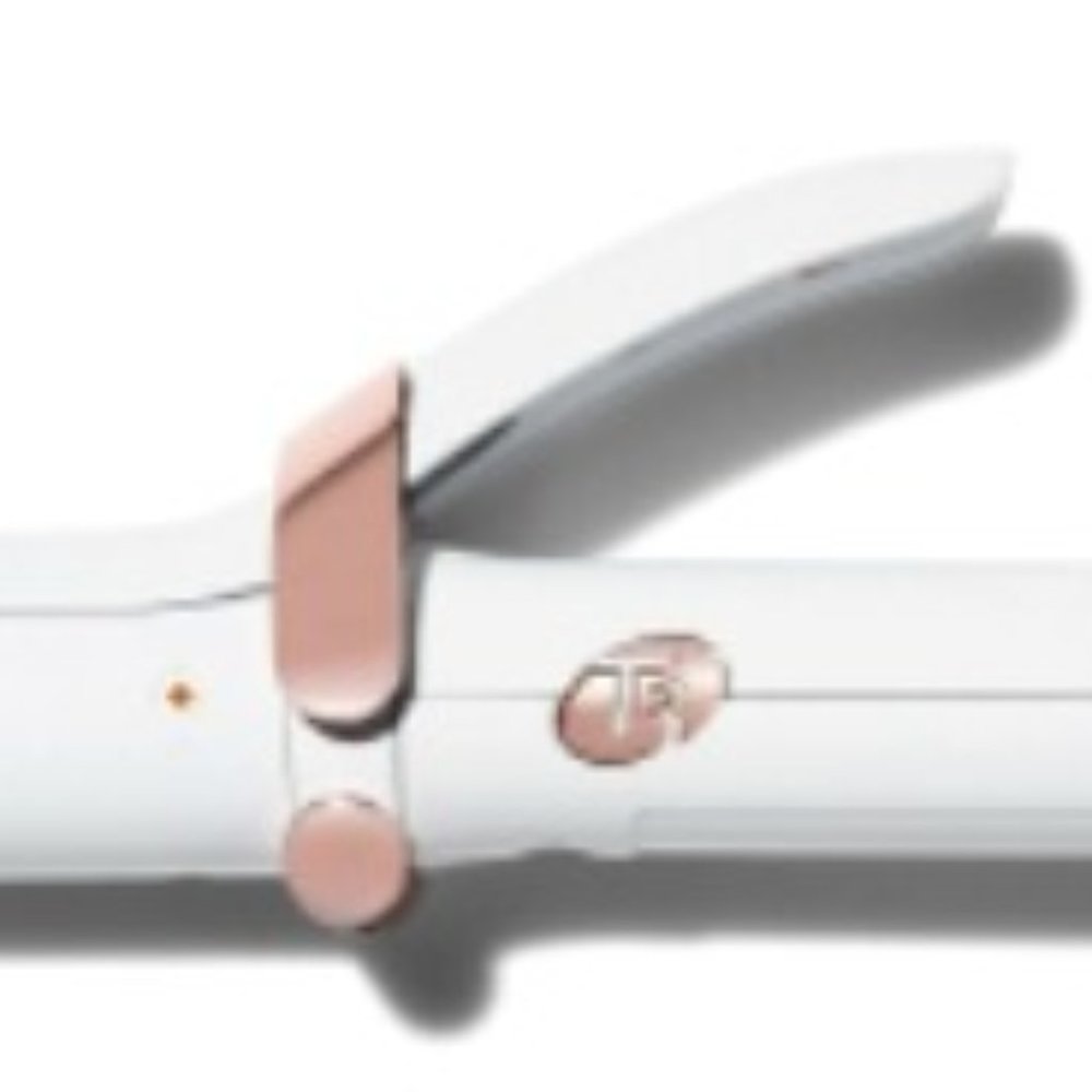 COPY - T3 SinglePass Curl 1 Inch Professional Curling Iron - White/Rose Gold